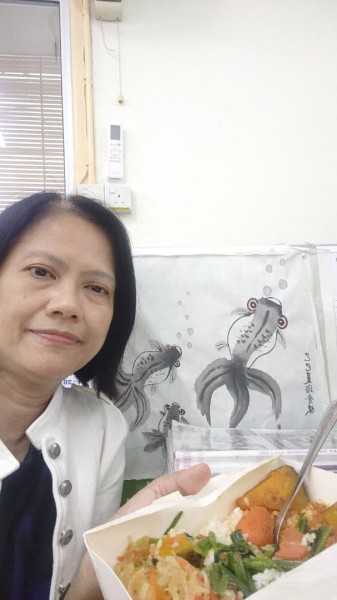 学校老师很欢喜的堂食檀香素食饭盒